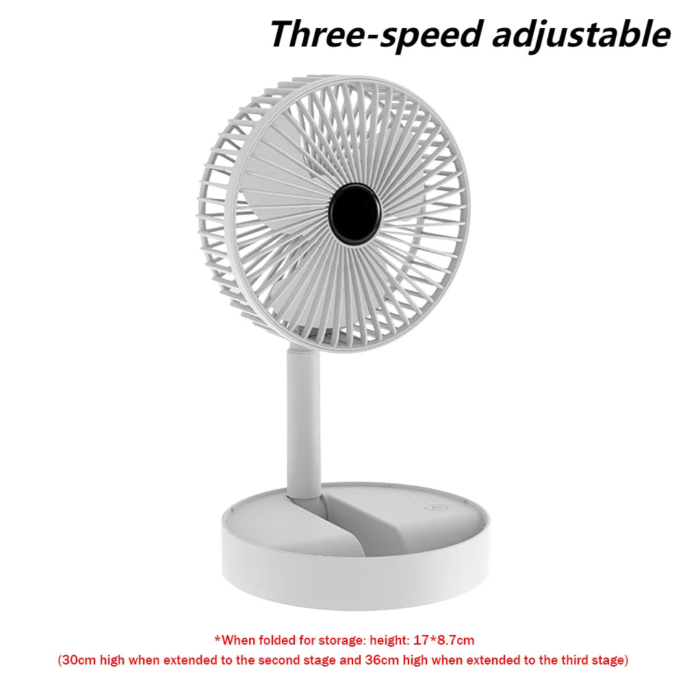 Foldable USB Rechargeable Cooling Fan
