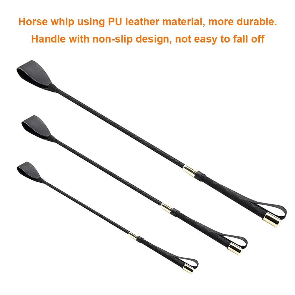 Equestrian Riding Whip – Anti-Slip PU Grip