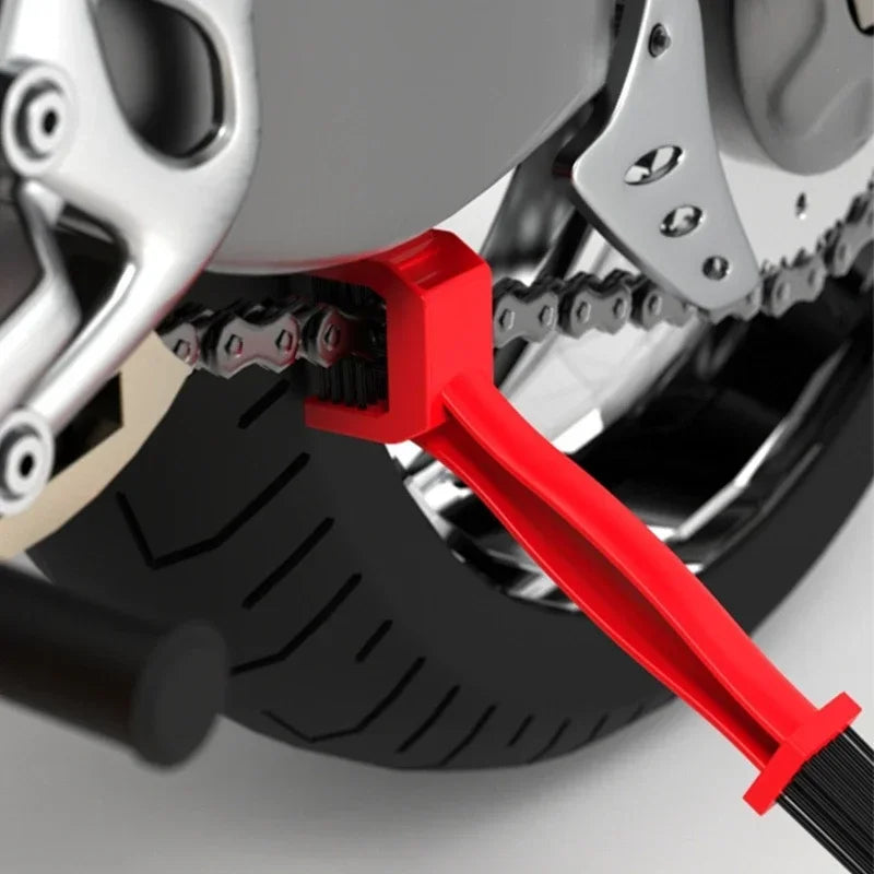 Motorcycle Chain Brush Cleaner Tool Accessory