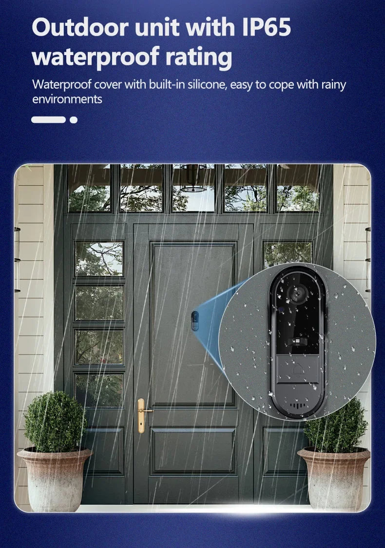 Wireless Visual Doorbell with 4.3" HD Screen