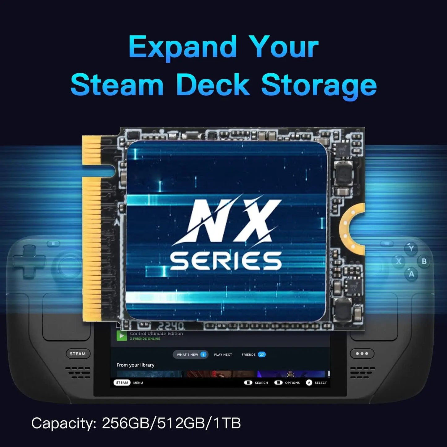 KingSpec 2230 NVMe SSD 512GB 1TB Steam Deck