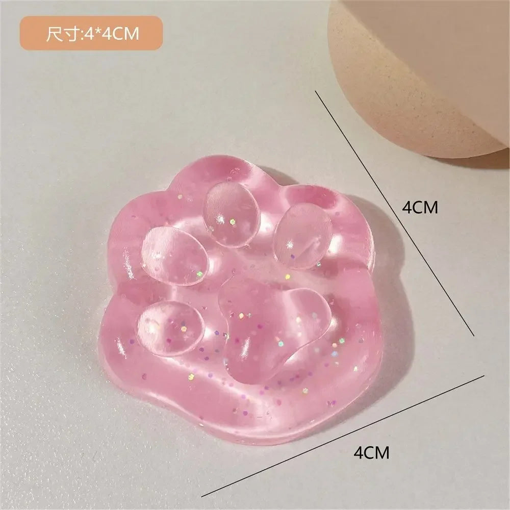 Mini Cat Paw Squeeze Toy for Stress Relief