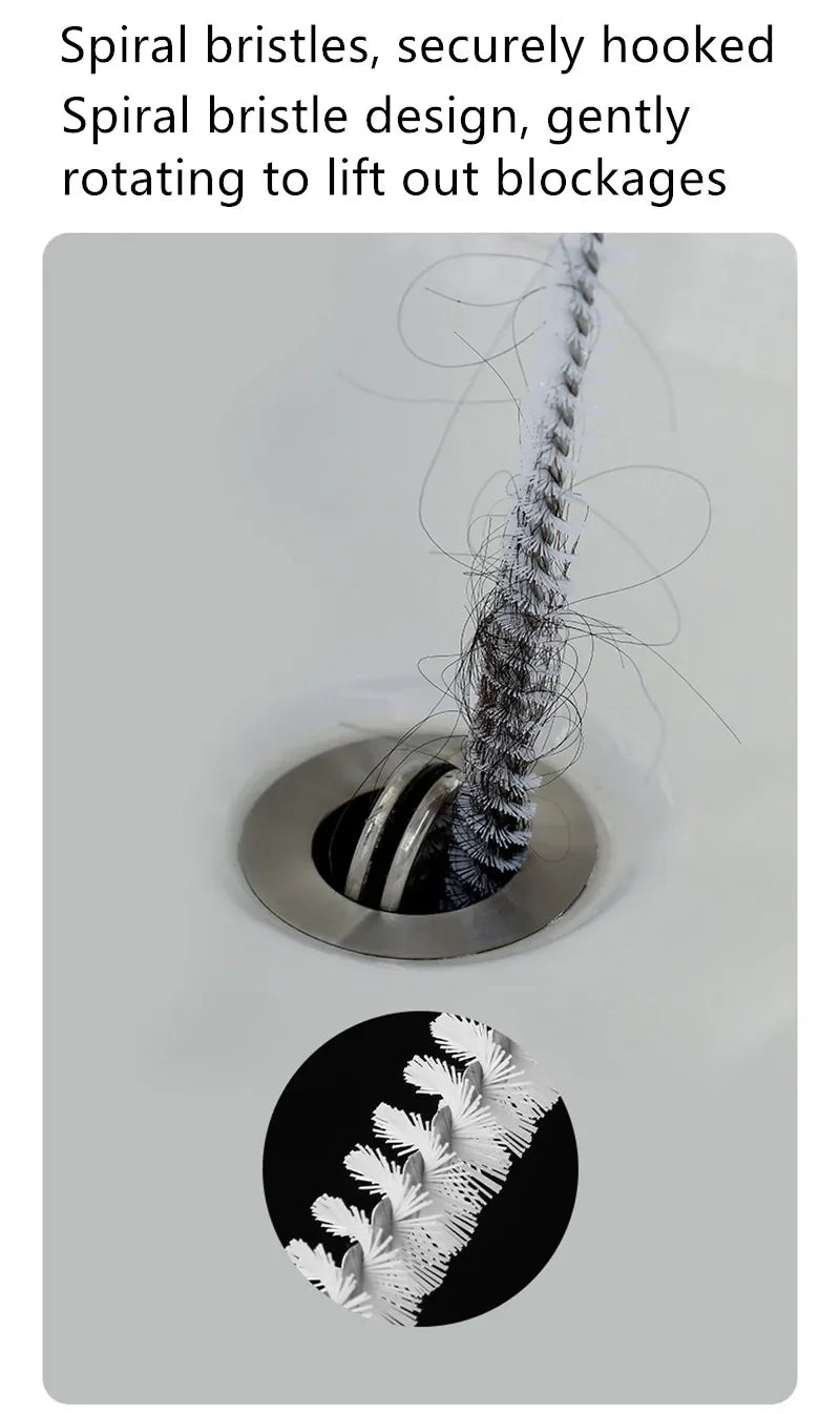 Flexible Pipe Dredging Brush for Deep Drain Cleaning
