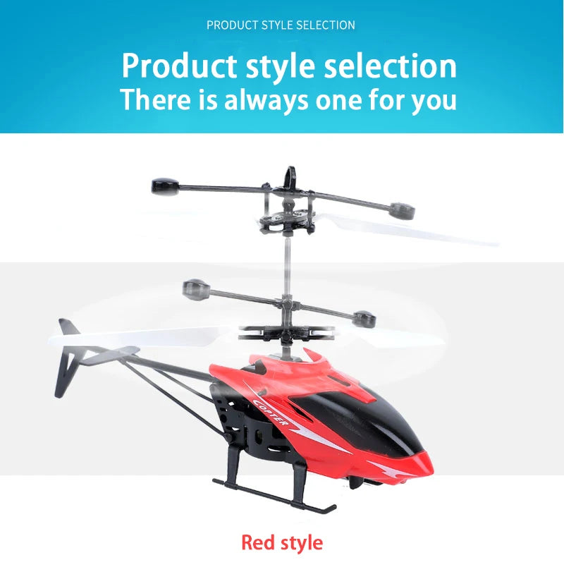 Rechargeable Mini RC Drone – Fall-Resistant Toy for Kids