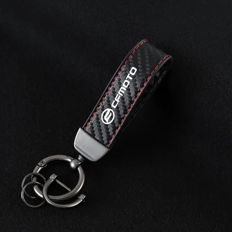 Double-Sided Embroidered Keychain for CFMOTO Motorcycles