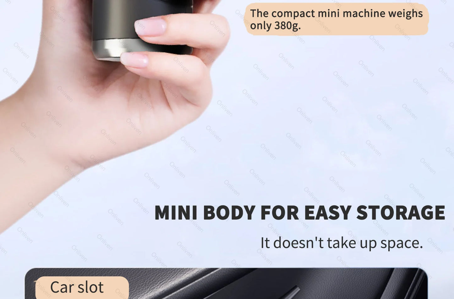 SZUK 98000PA Mini Car Vacuum Cleaner – Wireless & Powerful