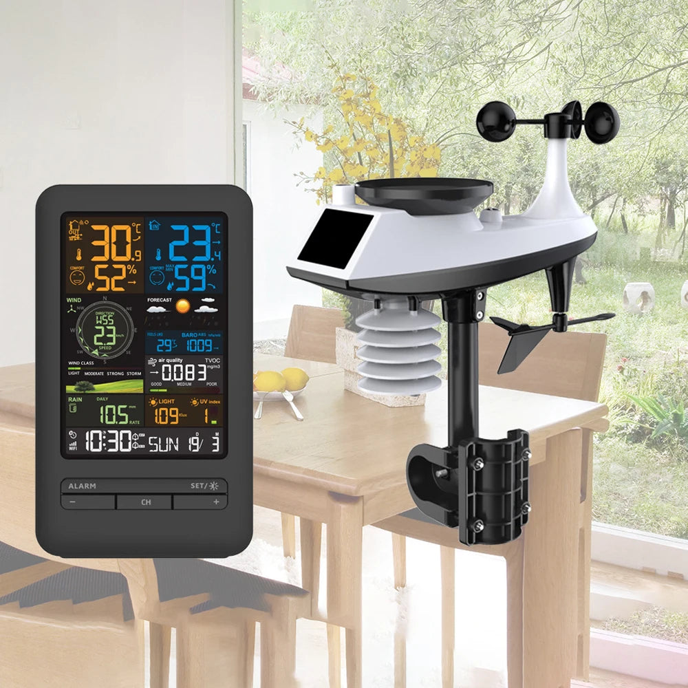 Smart WiFi Weather Station with Air Quality Monitor