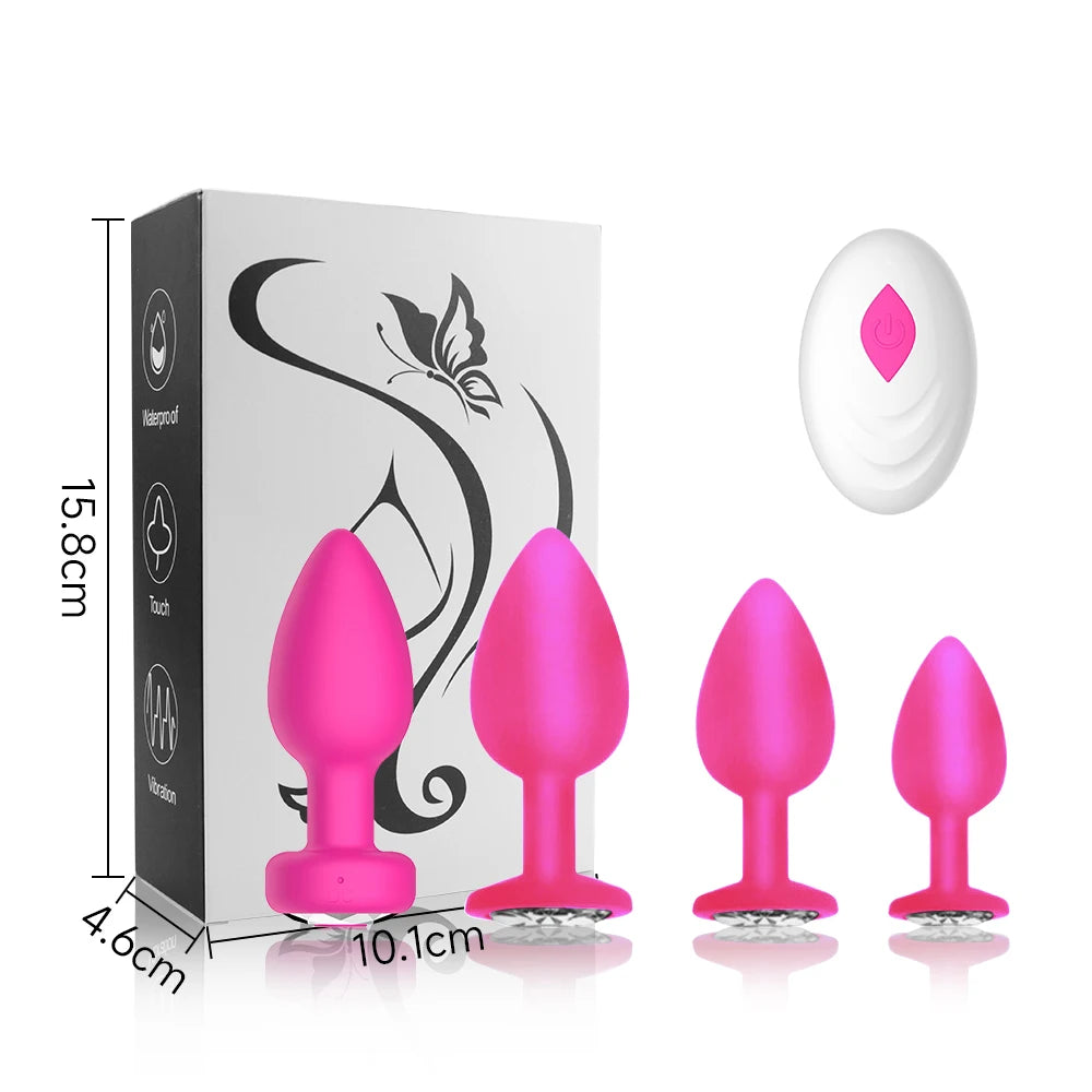 Bluetooth Remote Anal Vibrator with APP