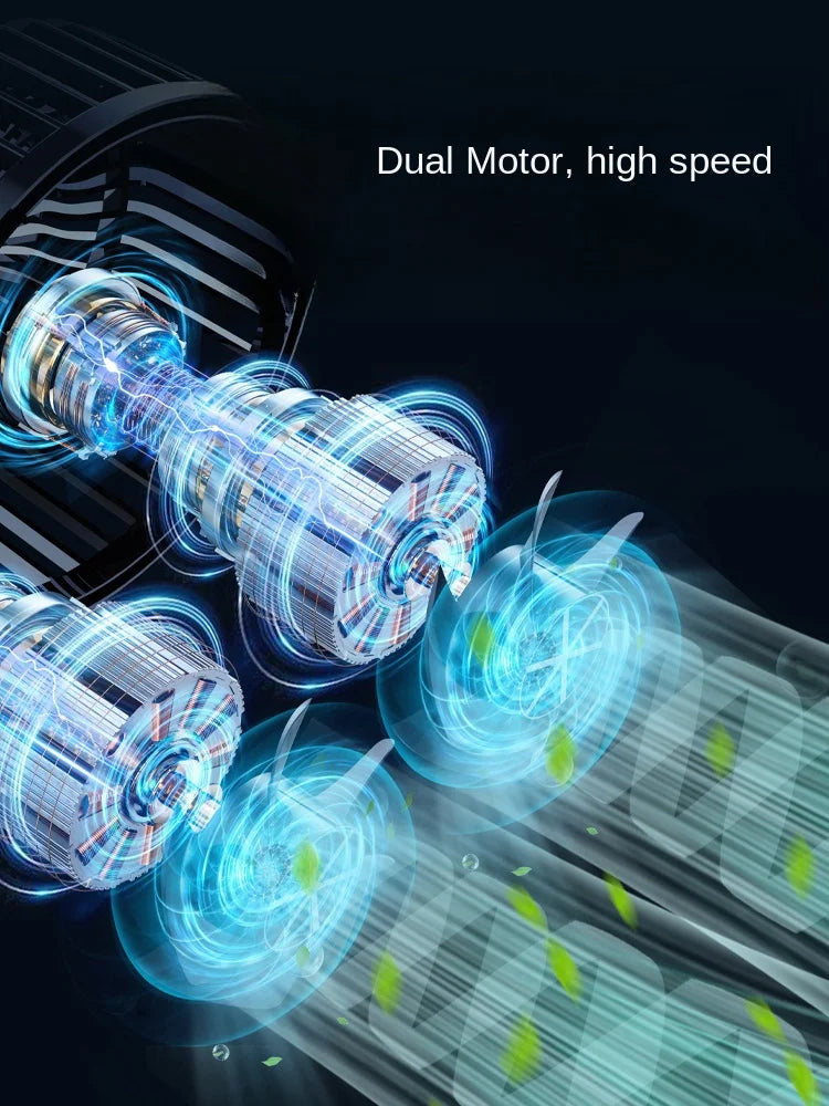 Dual Head Car USB Cooling Fan 3-Speed
