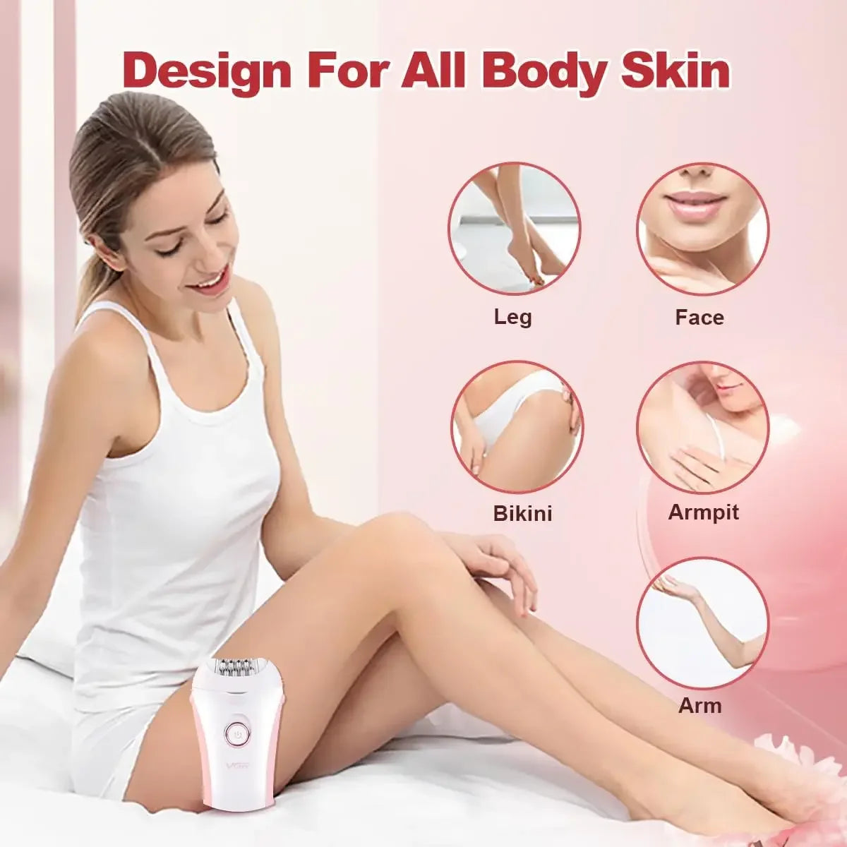 VGR V-705 Electric Epilator for Women