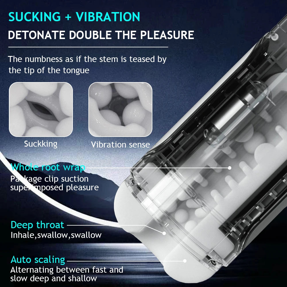 Automatic Thrusting & Sucking Male Stroker