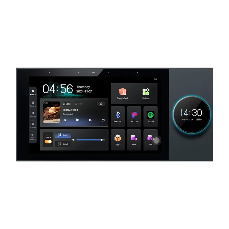 Smart In-Wall WiFi Audio System with Zigbee Hub