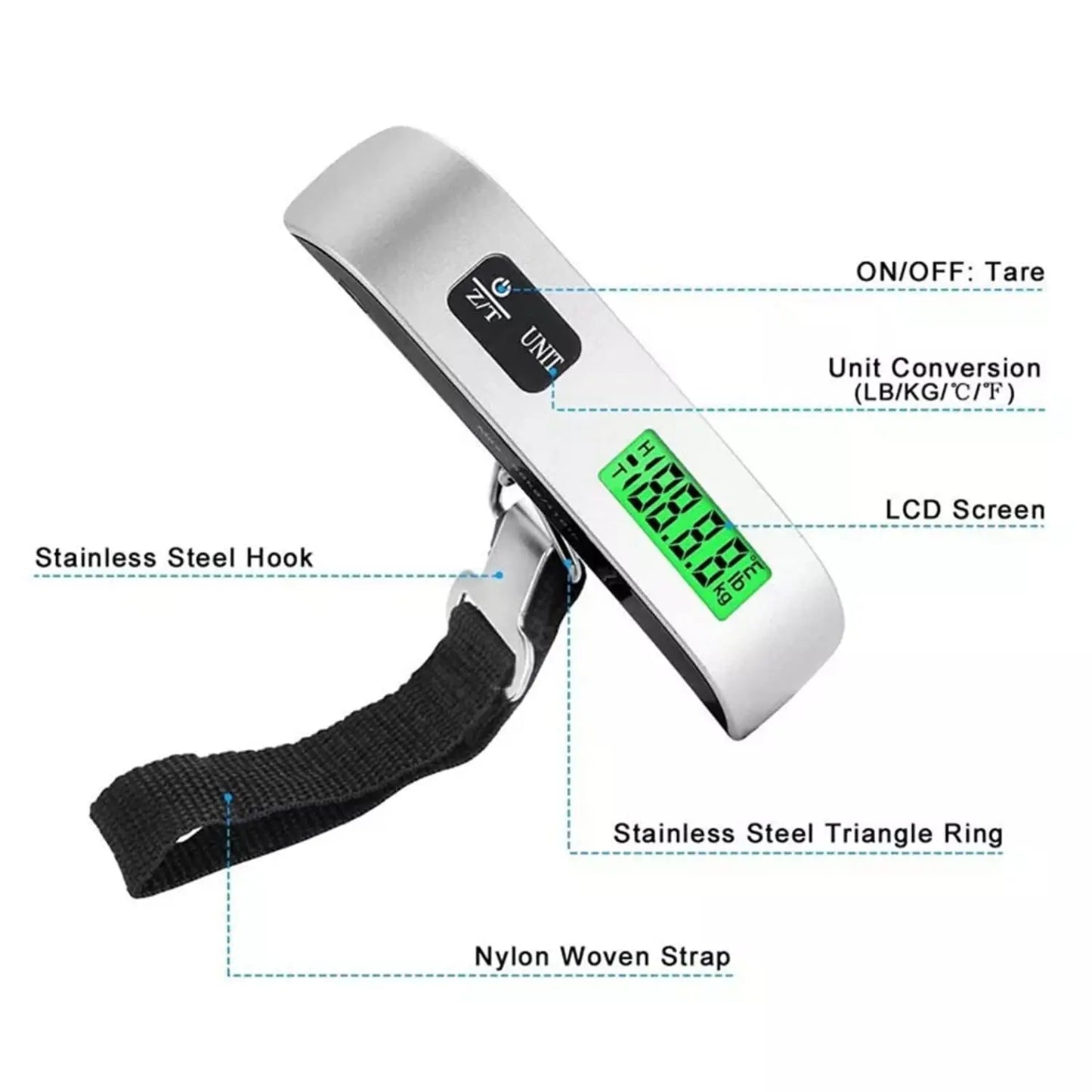 Digital Portable Scale Manual 110lb/50kg