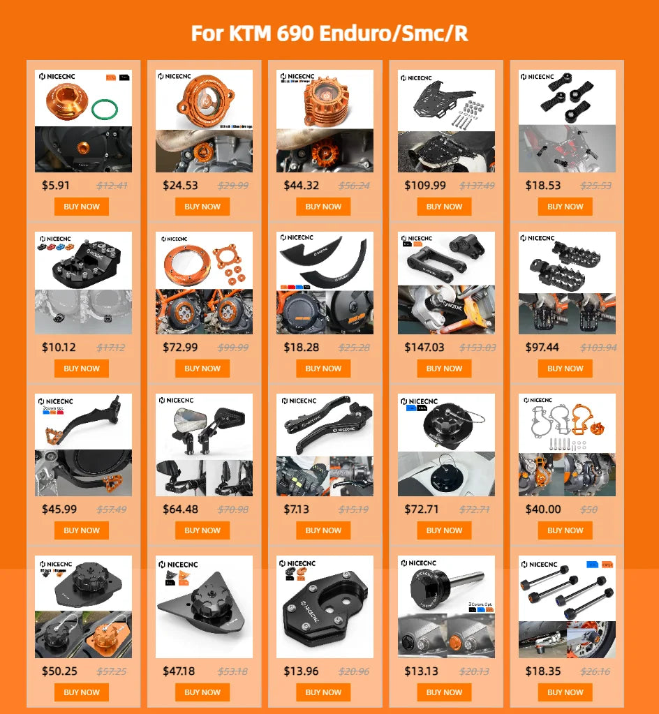 Heavy-Duty Footpegs for KTM 690–1290 Adventure Supermoto