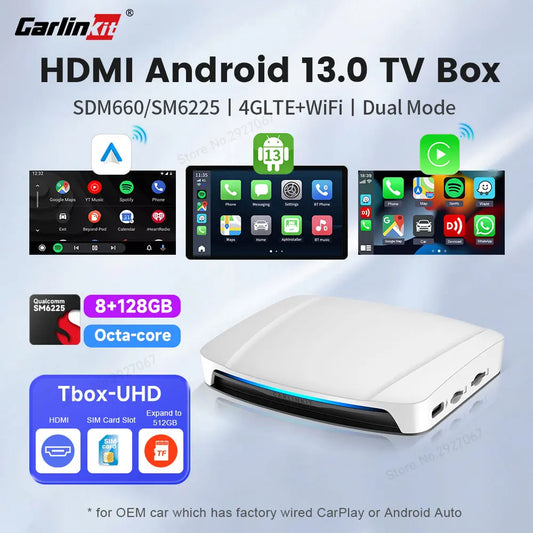 2024 CarlinKit AI Box – Wireless CarPlay & Android TV in One!