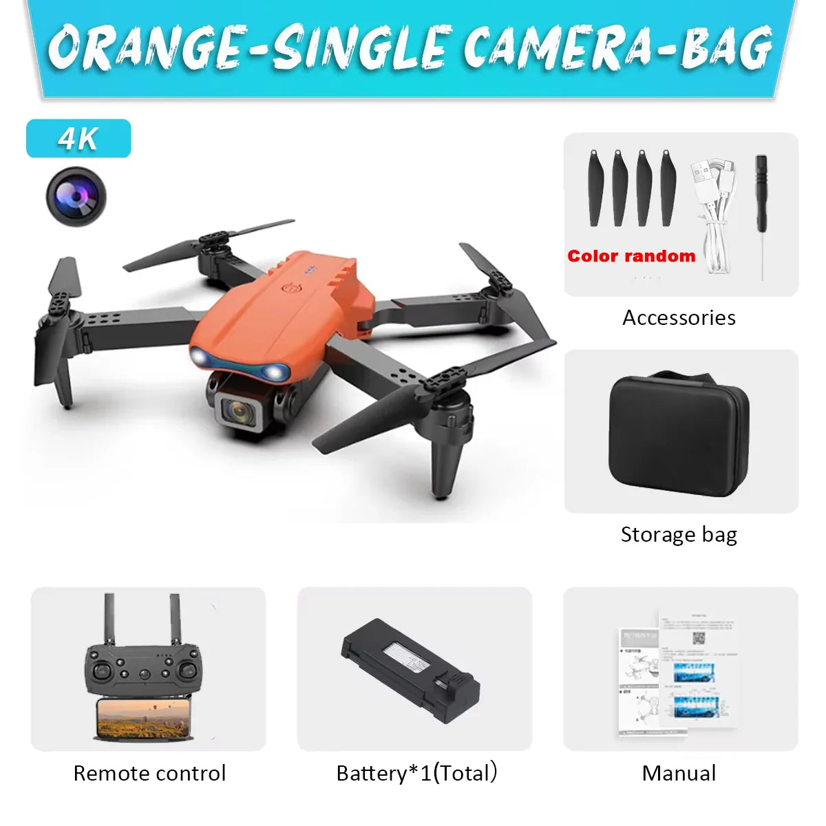 E99 K3 Pro Drone HD Professional 4k drone Dual Camera
