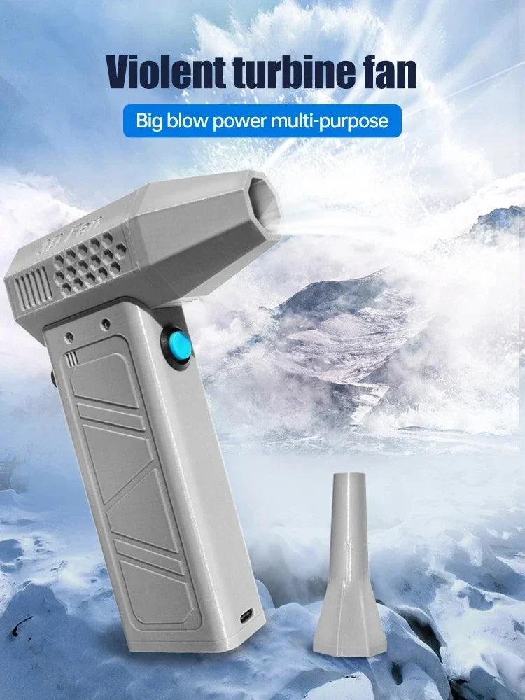 Blast away dust with this 140,000RPM turbo air blower!