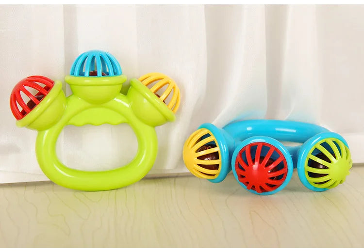 1-4PCS Baby Hand Rattle Ball Sensory Toys