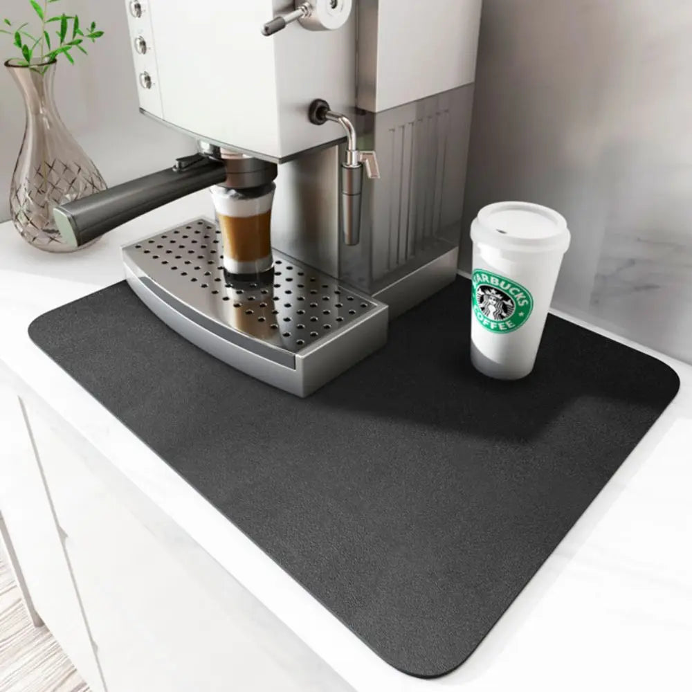Soft Diatomite Quick-Dry Kitchen Mat – Absorbent & Stylish!