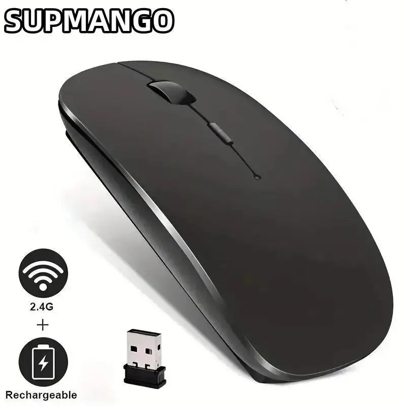 Level up with a quiet, wireless gaming mouse!