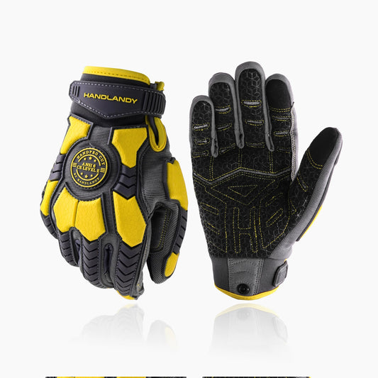 HANDLANDY Heavy Duty Work Gloves – Cut 6 Safety & Impact Protection