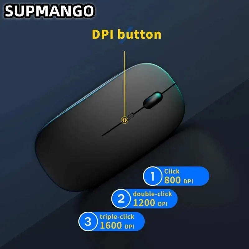 Level up with a quiet, wireless gaming mouse!