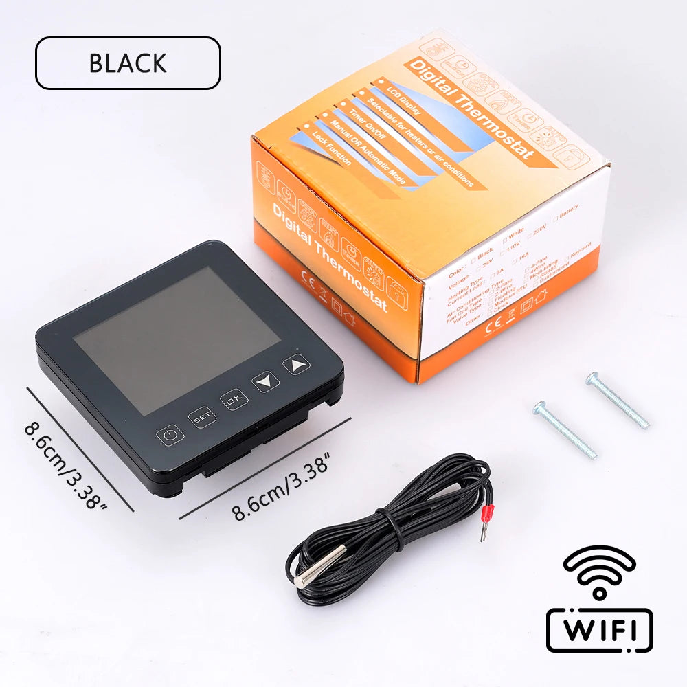 Smart Central Air Thermostat Control Panel