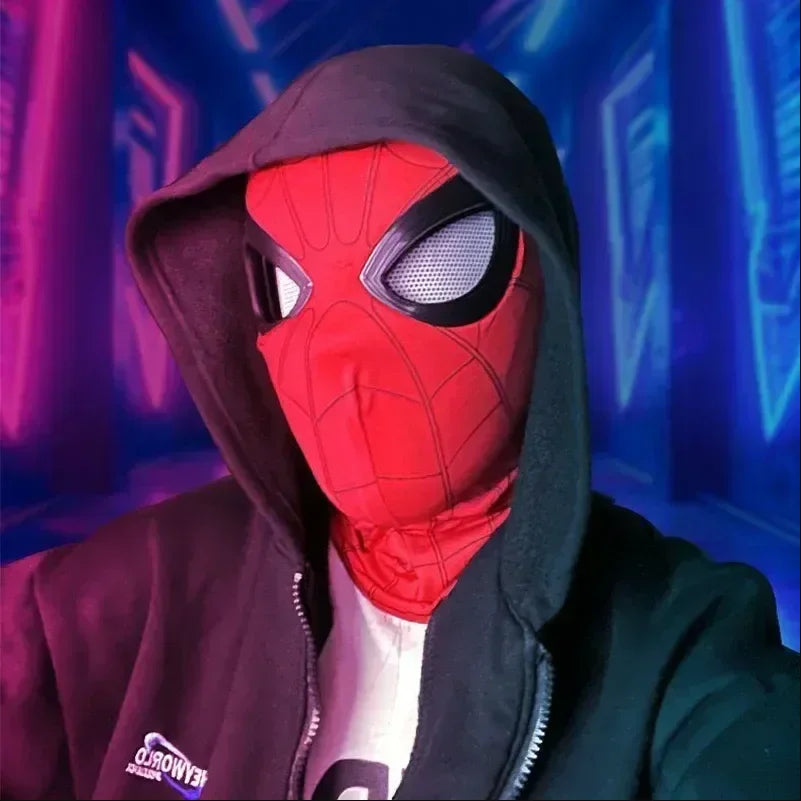 Spiderman Moving Eyes Mask – Remote Control Cosplay Toy