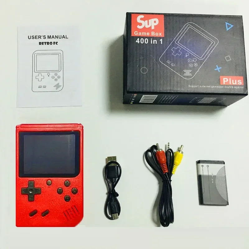 Retro Handheld Game Console – 400 Classic Games & TV Connection!