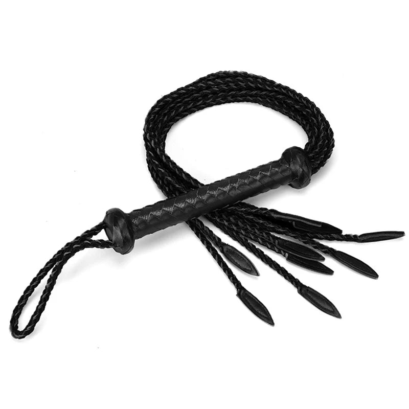 78CM Handmade Genuine Cowhide Bull Whip