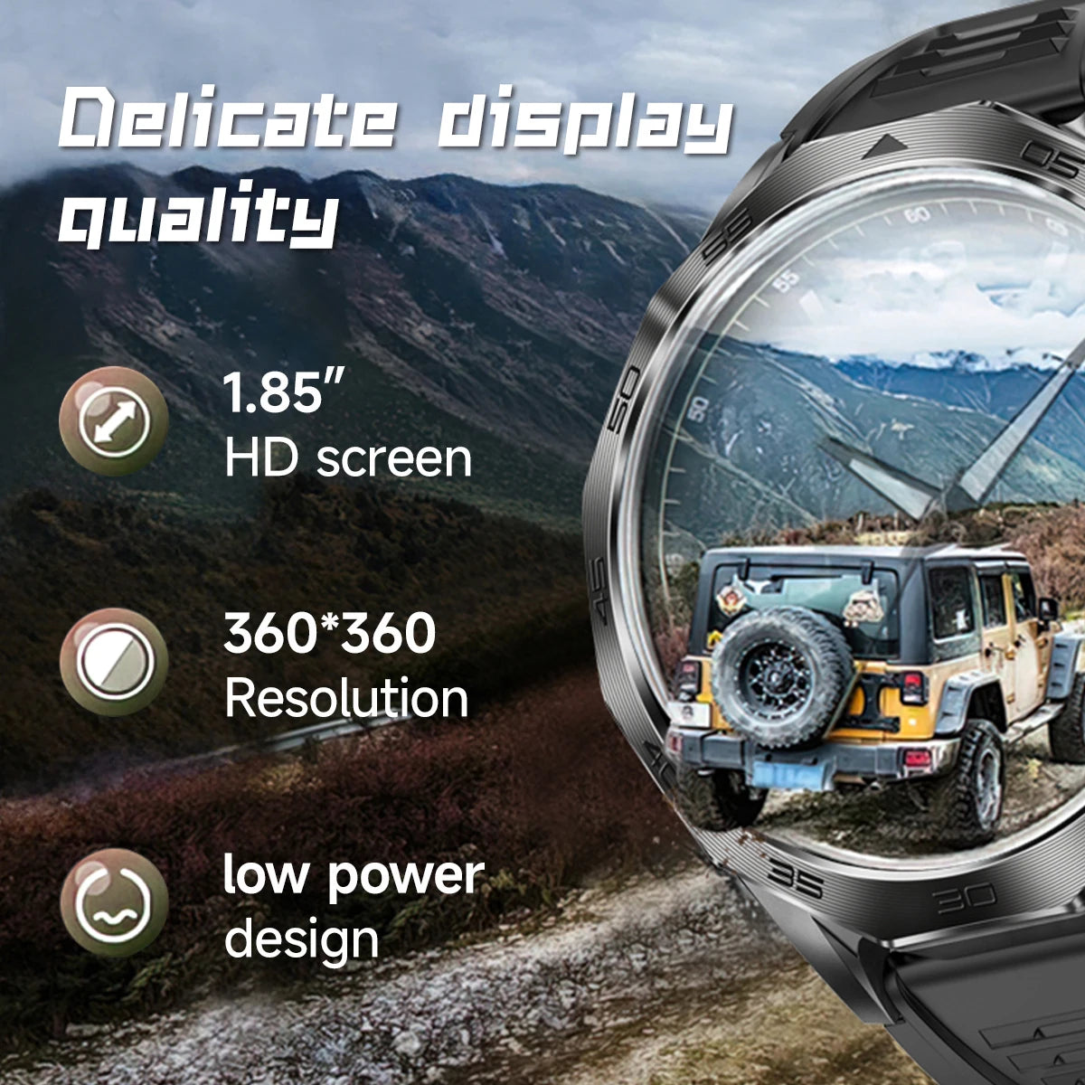HD Smart Watch with Wireless Calls & Health Tracking
