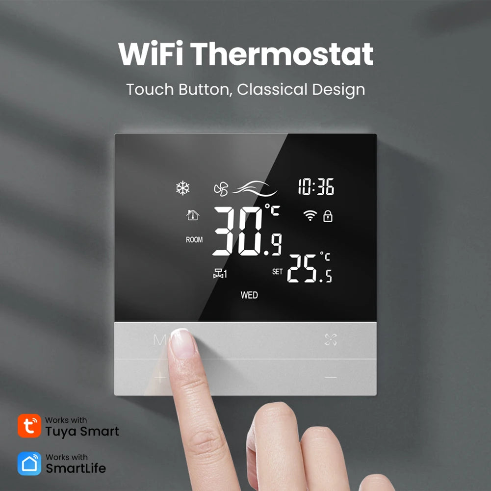 WiFi Smart Thermostat for Central AC System