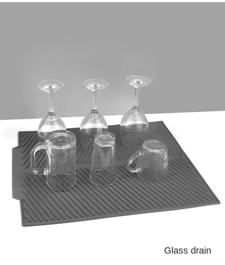 Silicone Anti-Slip Drain Pad for Kitchen Use