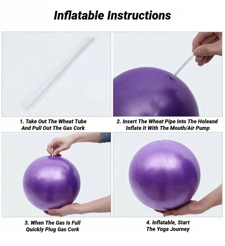 25cm Mini Yoga Pilates Ball for Core Training