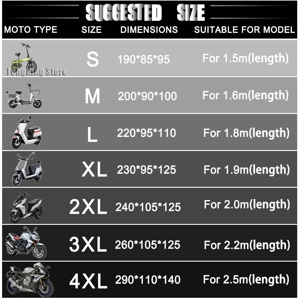Waterproof Motorcycle Cover for CF MOTO 450MT