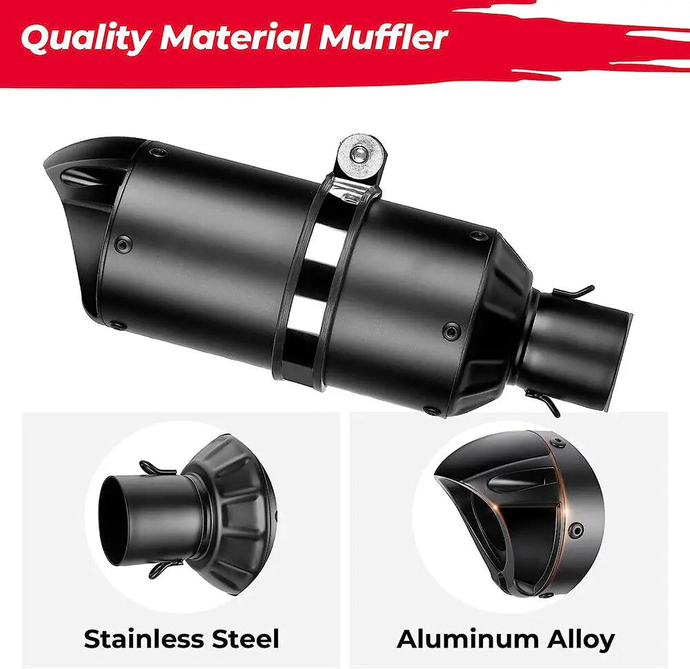51mm Motorcycle Exhaust Muffler for Motocross & Street Bikes