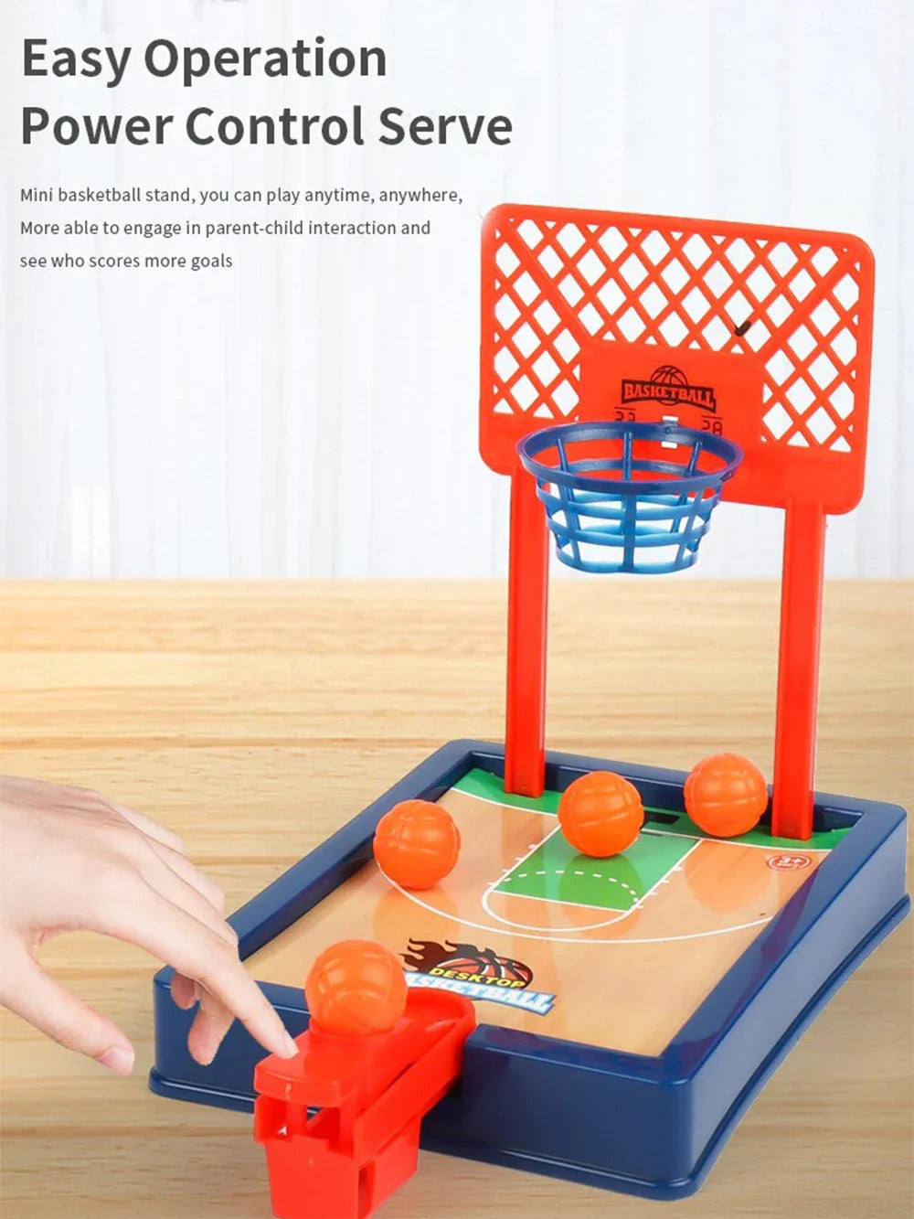 Mini Desktop Basketball Game Set – Portable Fun