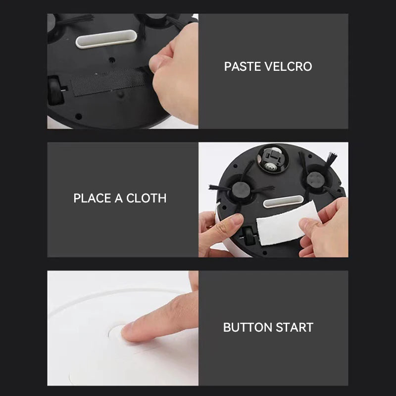 3-in-1 Smart Sweeping Robot Vacuum Cleaner