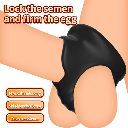 Reusable Silicone Penis Ring for Delay