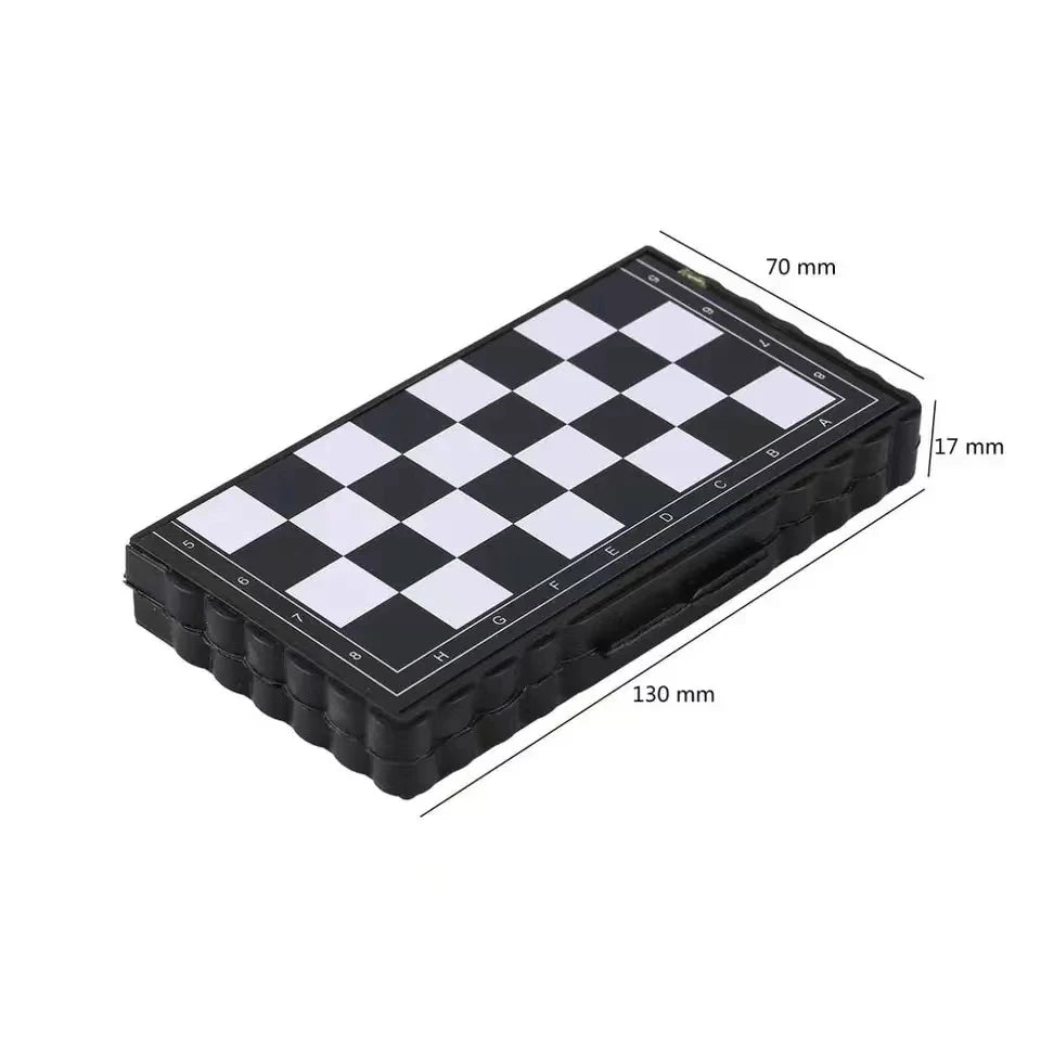 Mini Magnetic Folding Chess Set Portable