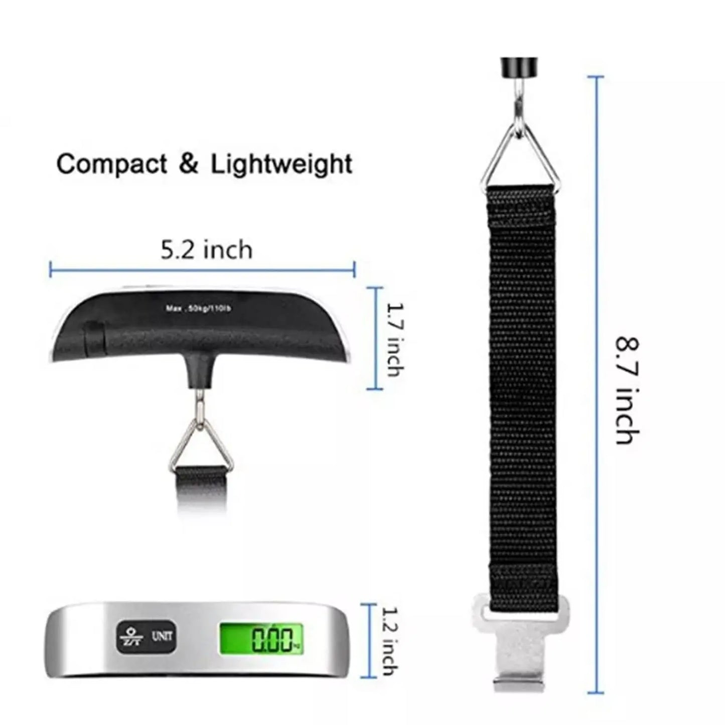 Digital Portable Scale Manual 110lb/50kg