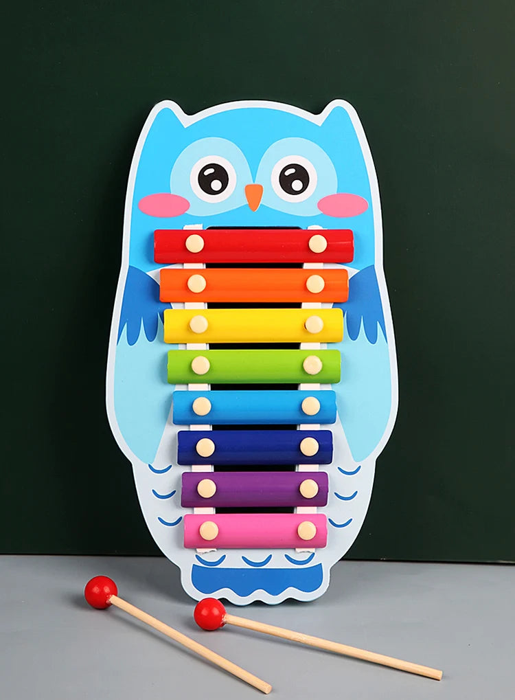 Montessori Wooden Xylophone – 8-Tone Musical Fun for Kids!