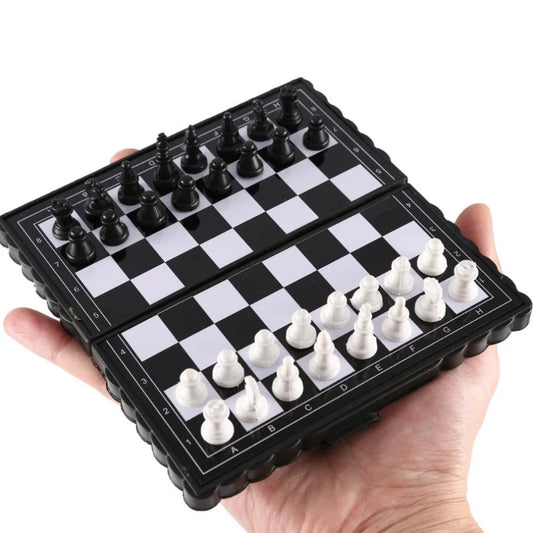 Mini Magnetic Folding Chess Set Portable
