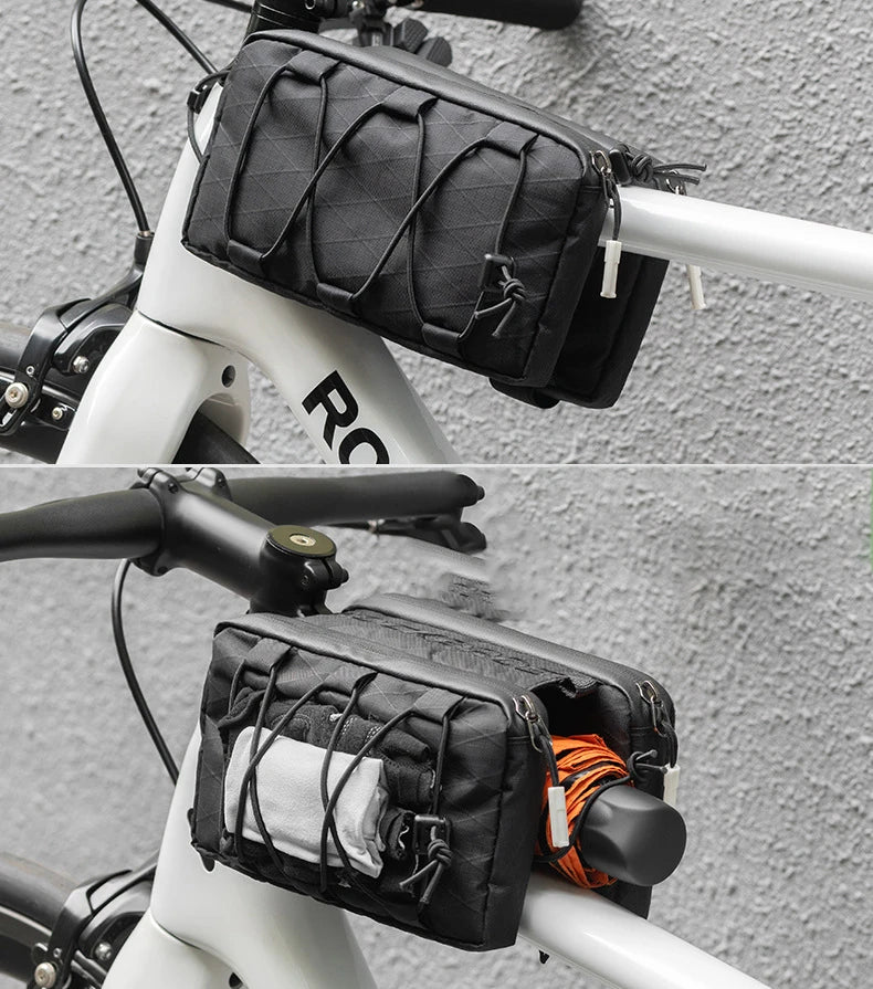 Top Tube Bicycle Bag – Frame & Saddle Storage with Phone Holder