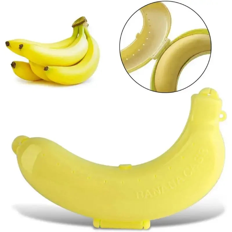 3pcs Banana Saver Case for Travel & Lunch