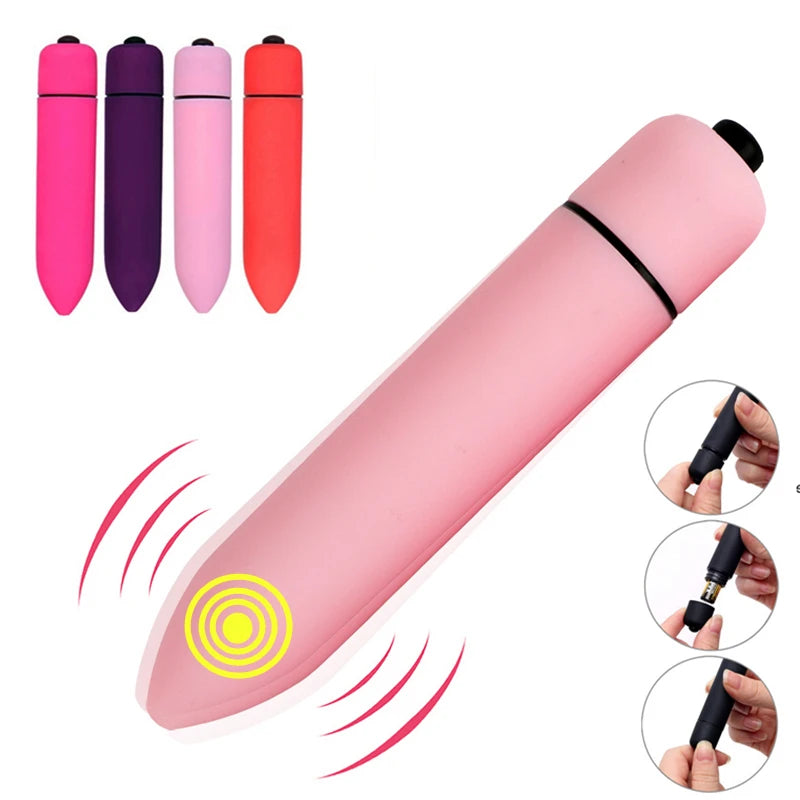 10-Speed Mini Bullet Vibrator – G-Spot Pleasure