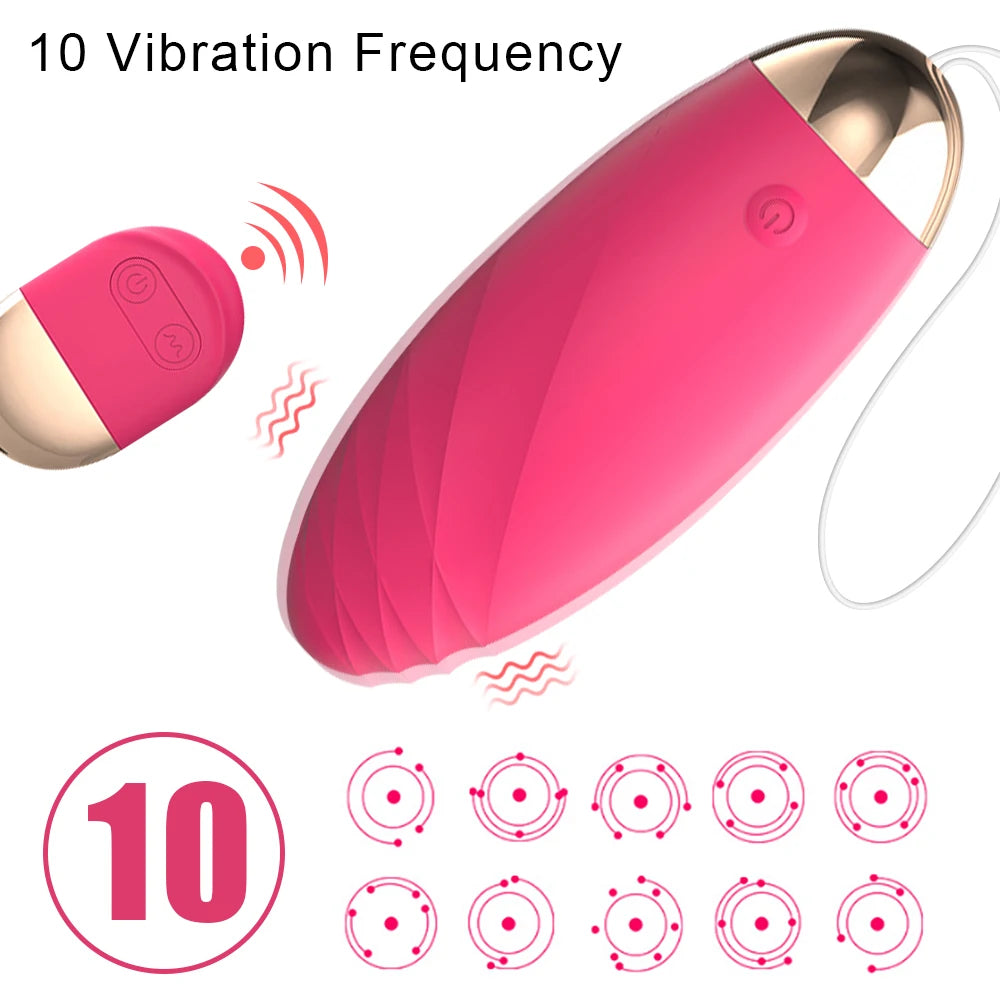Wireless Remote Bullet Vibrator with 10 Modes