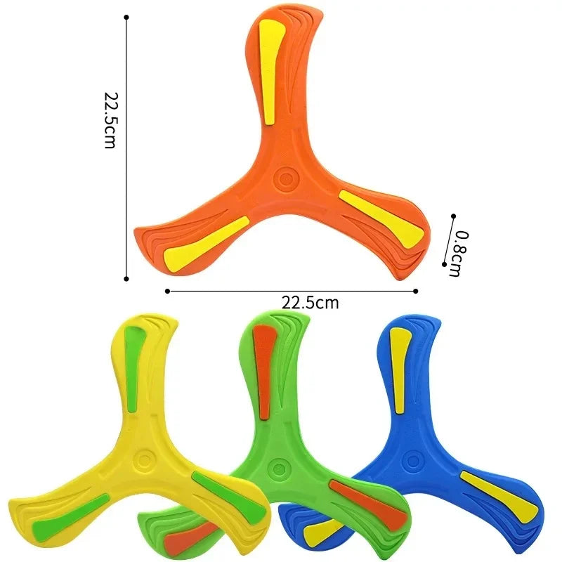 Soft 3-Leaf Boomerang Toy – Outdoor Fun for All Ages!