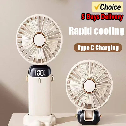 Rechargeable Neck Fan Mini Air Cooler
