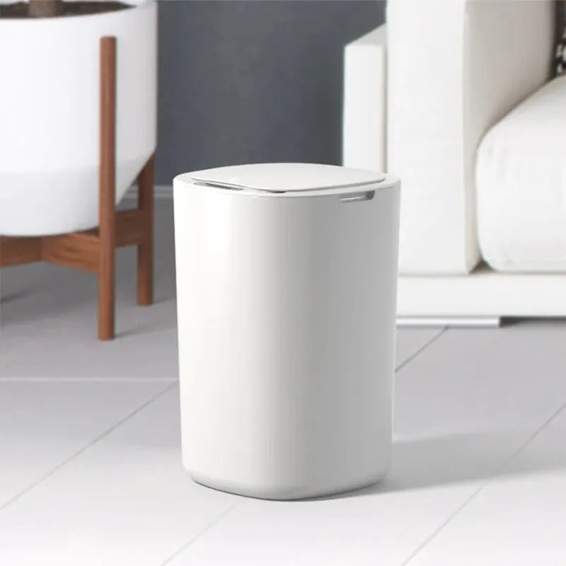 Smart Sensing Automatic White Trash Can 12L